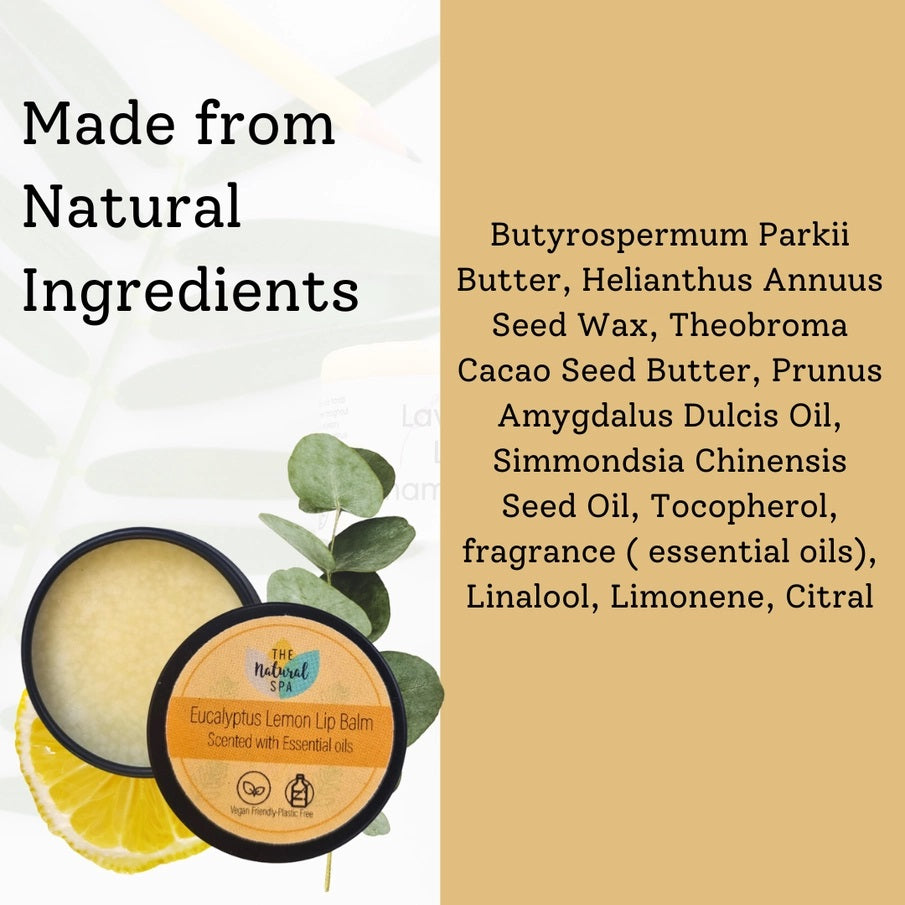 Eucalyptus Lemon All Natural Lip Balm