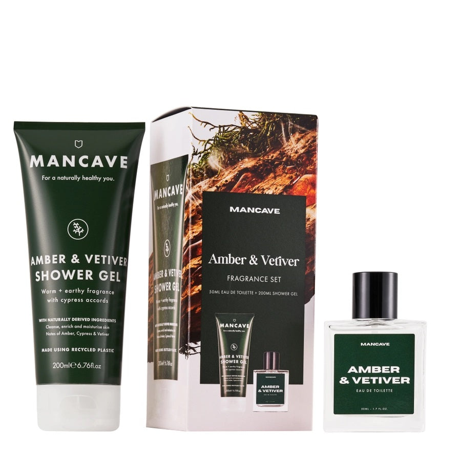 Amber & Vetiver Premium Fragrance Set
