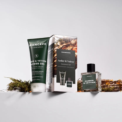 Amber & Vetiver Premium Fragrance Set