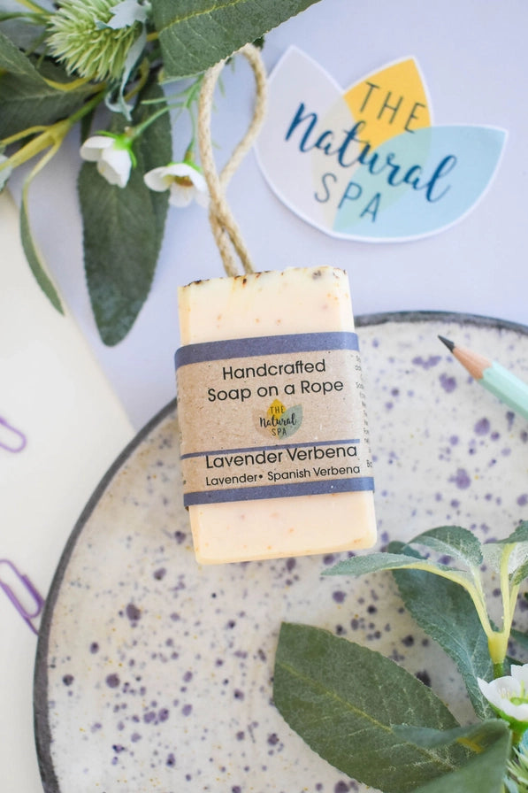 NEW! Lavender Verbena Soap On A Rope