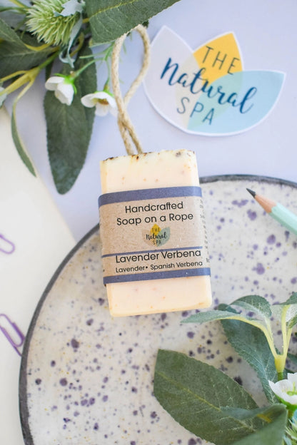 NEW! Lavender Verbena Soap On A Rope